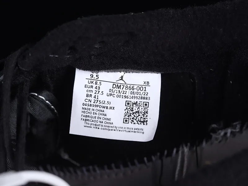 All categories Air Jordan Jordan series basketball shoes Air Jordan 1 Low Travis Scott x Air Jordan 1 Low OG "Triple Black" AJ1 Joe 1 Black Warrior Undercut DM7866-001